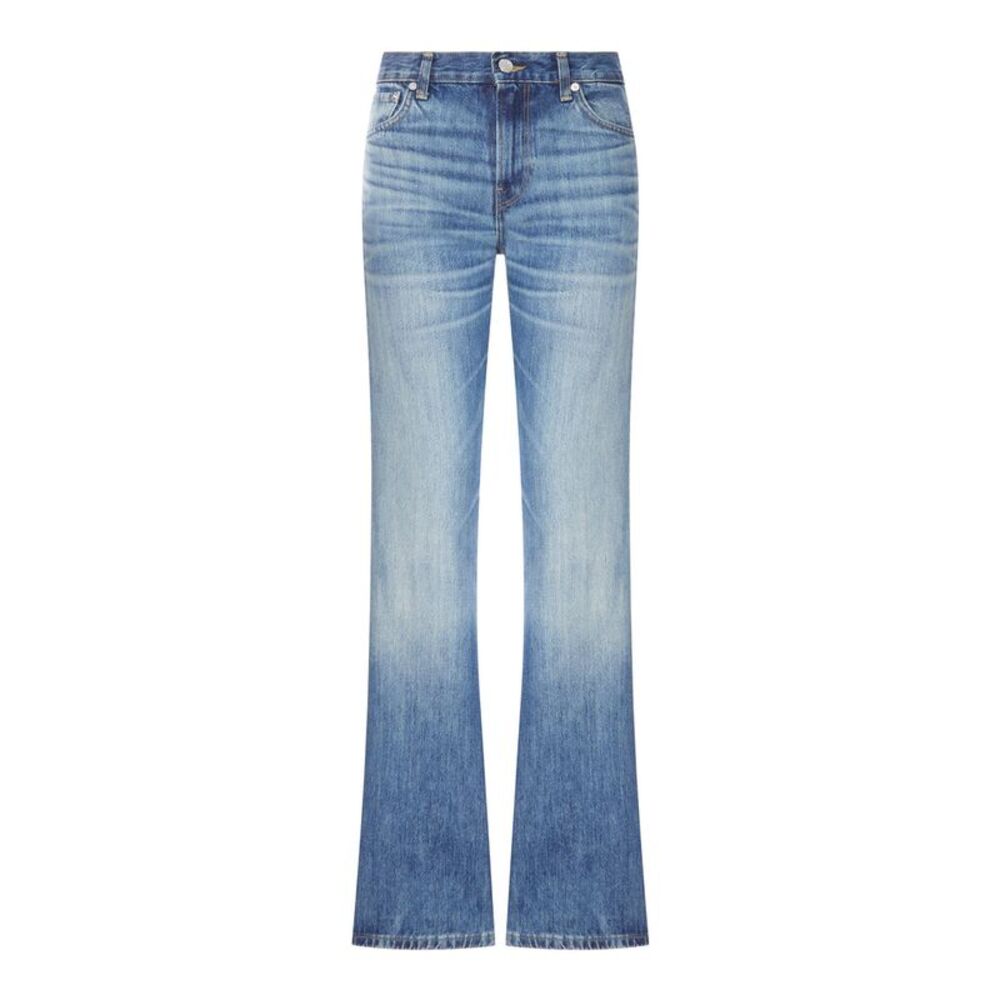 Haikure Women Medium Wash Denim Flare Jeans